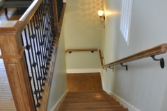 Reversed stairwell after