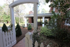 Arched pergola