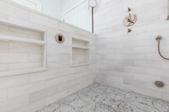 Storage Niches in Shower