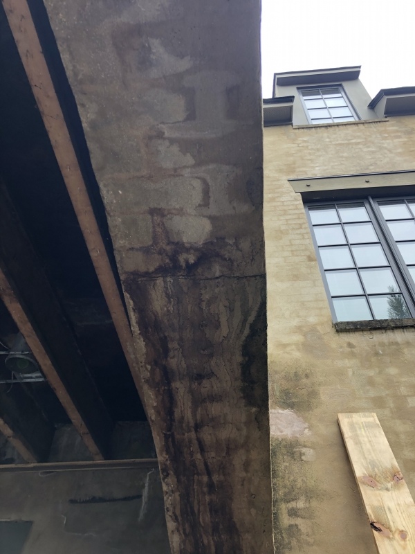 Replaced rotten wood